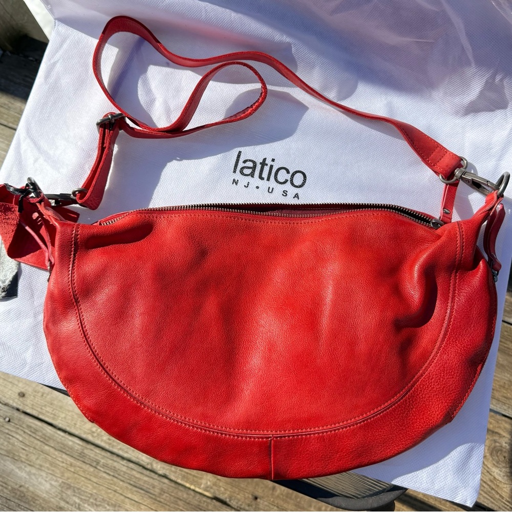 NWT Latico Leathers Callie Sling in Red. See yourself in this for spring! Hot!🔥